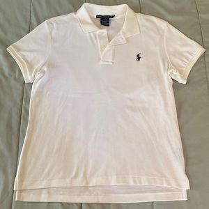 White polo shirt